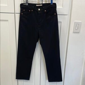 Levi’s Wedgie Straight Black Jeans Size 29